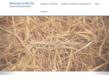 Tablet Screenshot of biomass2biooil.com